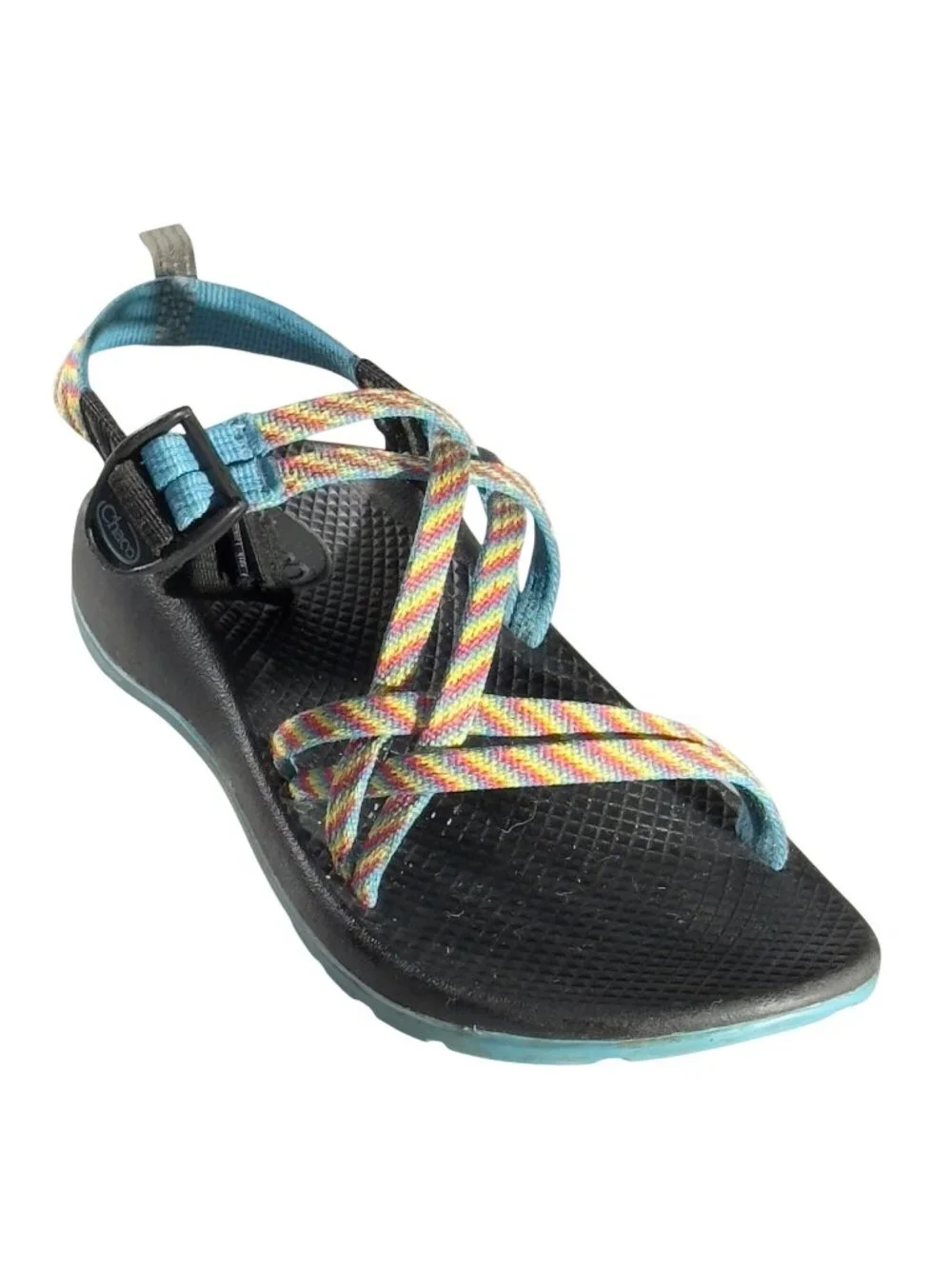 CHACO Z/Cloud Sandals Adjustable Straps Vibrant Pattern Size UK 5 US 7